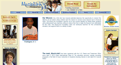 Desktop Screenshot of musiclinkfoundation.org